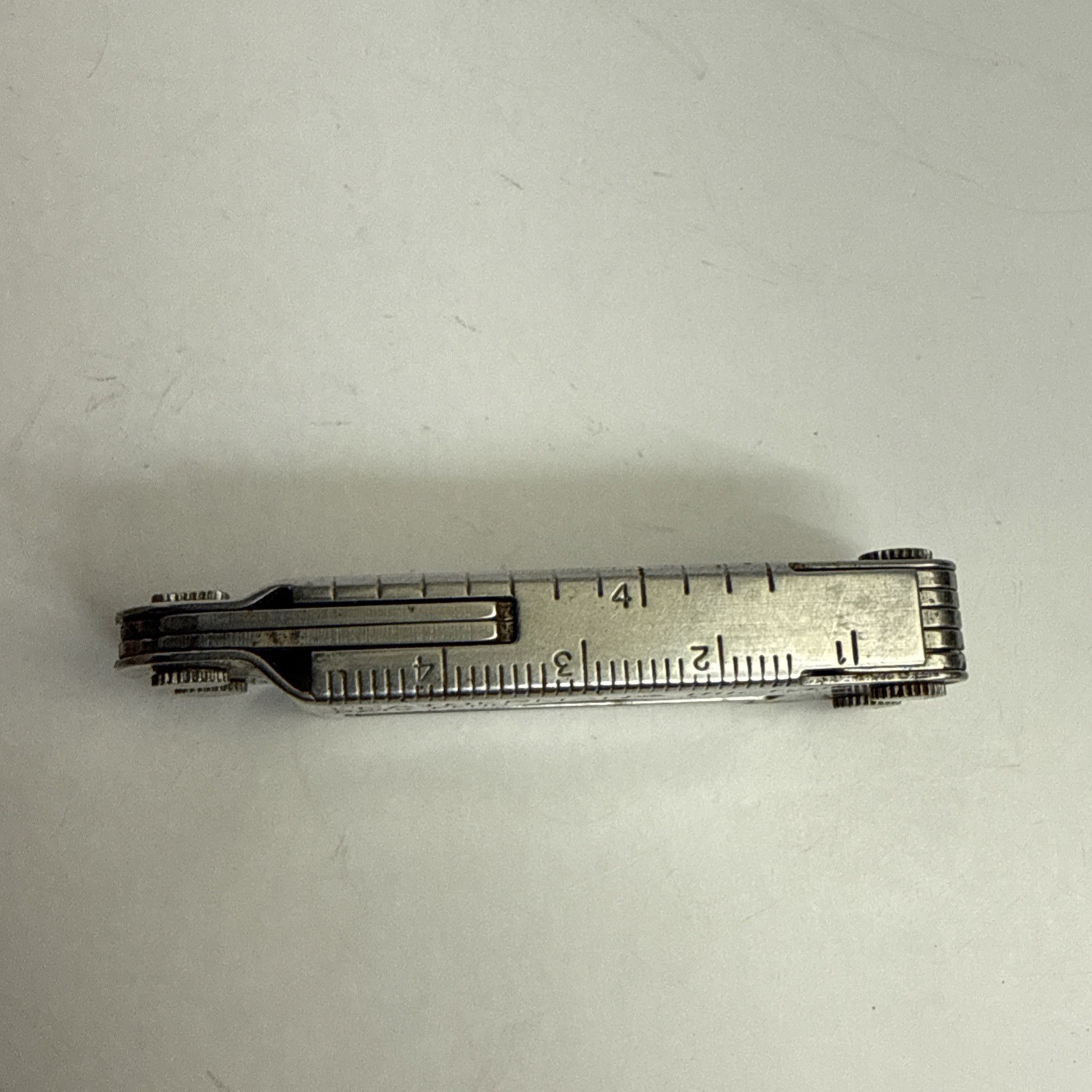 Leatherman Micra Stainless 10-in-1 Multi-Tool Camping Hiking Fishing – As Is