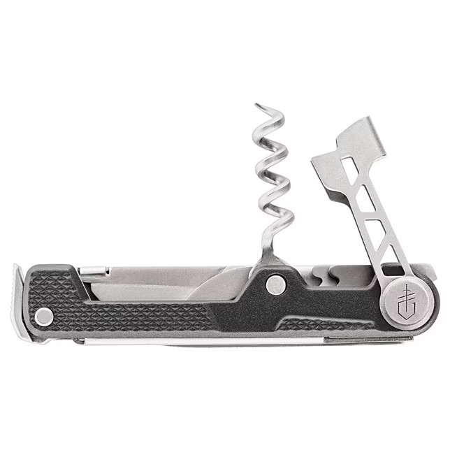 Gerber Armbar Cork Pocket Knife Multi-Tool 8 Tools 3.1 oz – Onyx
