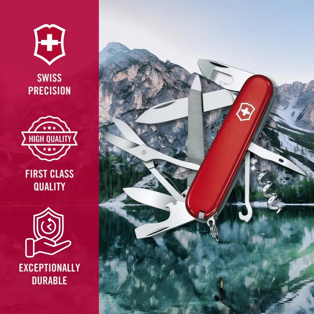 Japan NEW VICTORINOX Mountaineer Swiss Army Knife Multi-Tool Red 19 Functions
