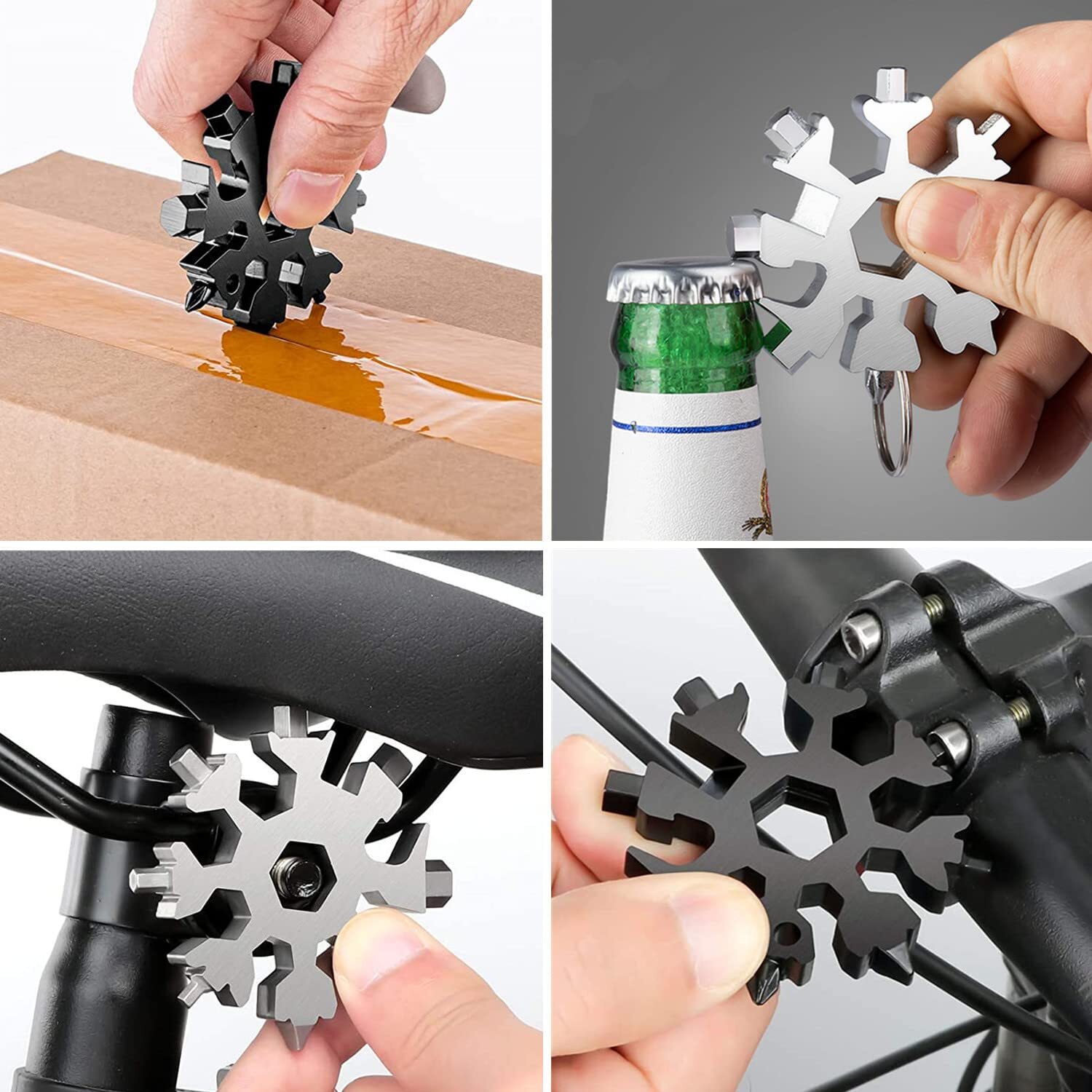 Stocking Stuffers For Men Him Adults Gifts For Men 18in1 Snowflake Multitool Men