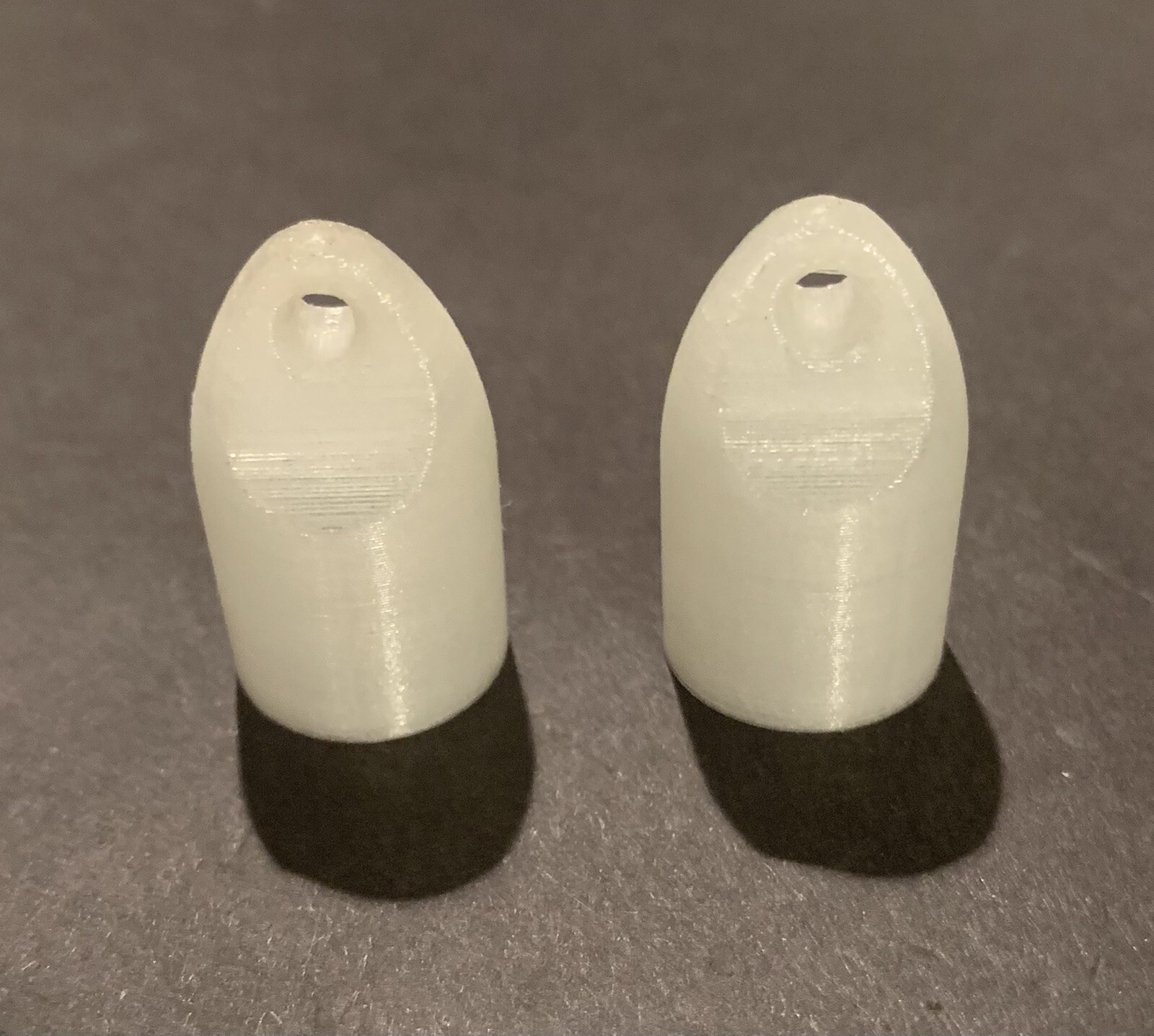 Glow In The Dark EDC Chapstick Keychain Holder, Made In The USA, 2 Pack