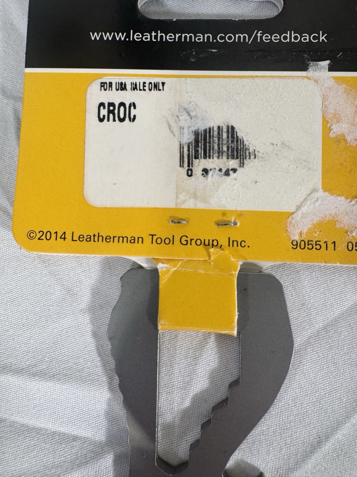 Leatherman Croc Multi-Tool Wrench Bottle Opener Pry-Bar Rare Accessory NEW NIB