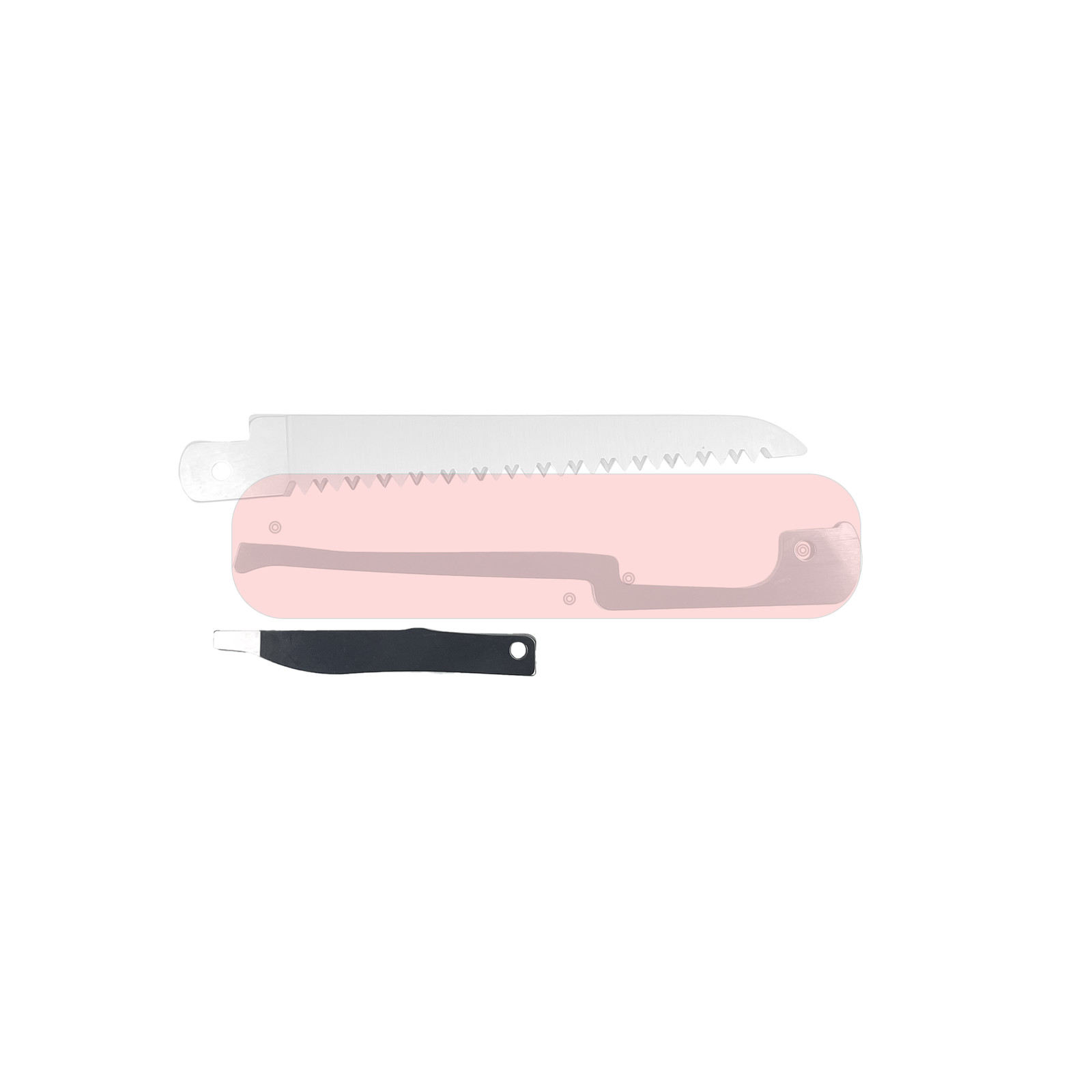 Parts from 91 mm Victorinox Swiss Army Knife: 1 Part For Mods or Repair