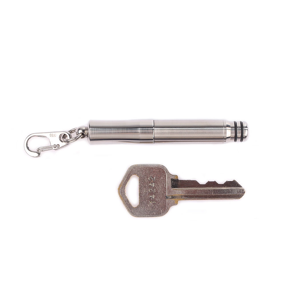 EDC Mini Pocket Pen with Clip Machined Stainless Steel Made in USA
