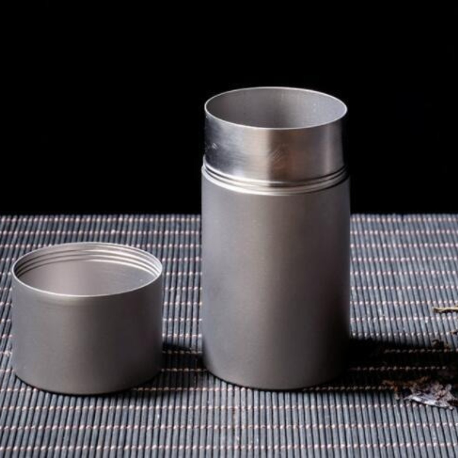 EDC Small Pure Titanium Sealed Can Tea Can Storage Bottle Tool 120ml