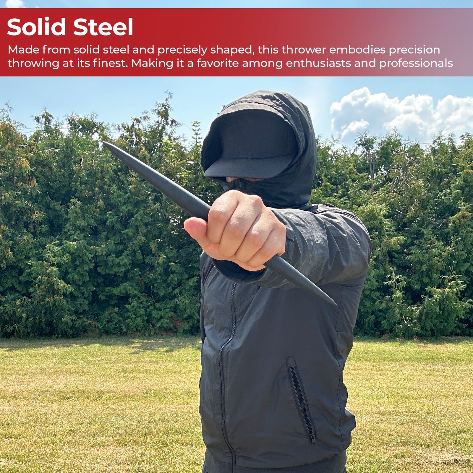 Cold Steel Mini Torpedo Thrower – Heat Treated Steel Construction Overall 12″