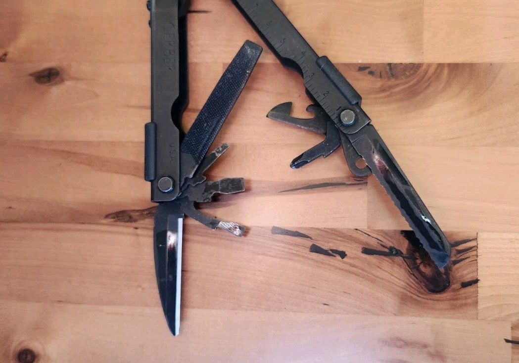 Gerber MP600 Multi-Tool Multi-Plier Black Oxide – Great (NOTE) – X23