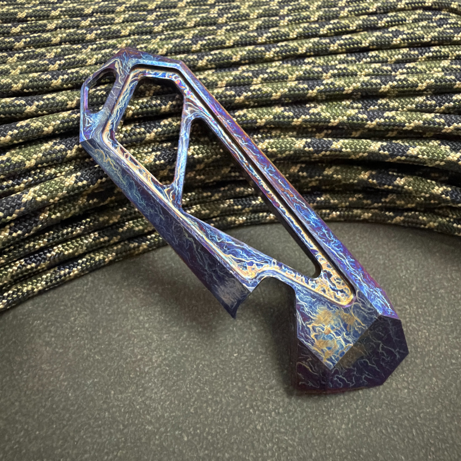 RIHE Design TC4 Titanium Rod EDC Bottle Opener Crowbar -Color
