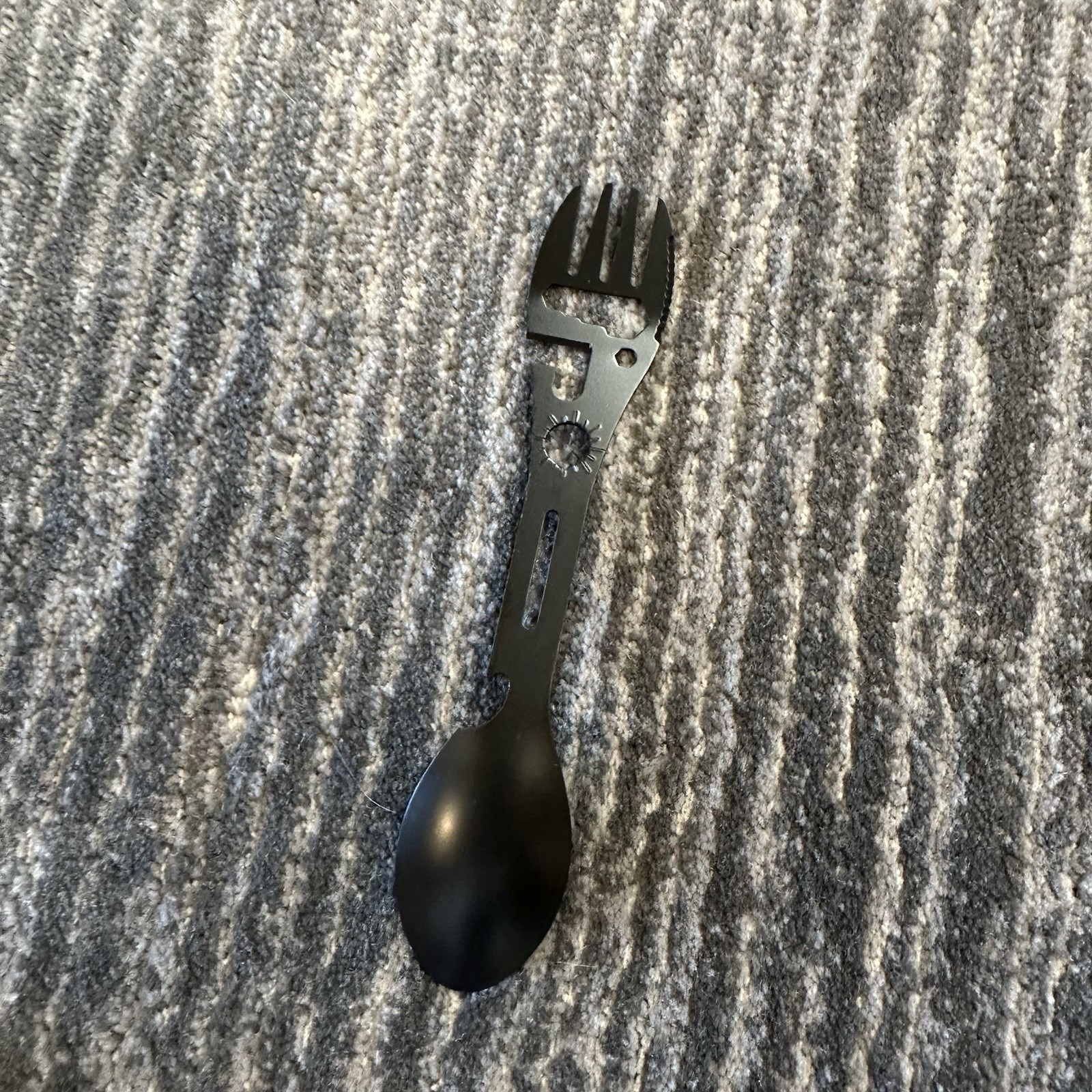 Stainless Steel Spork 10 in 1 Camping Utensil Knife Spoon Fork Bottle Can Opener