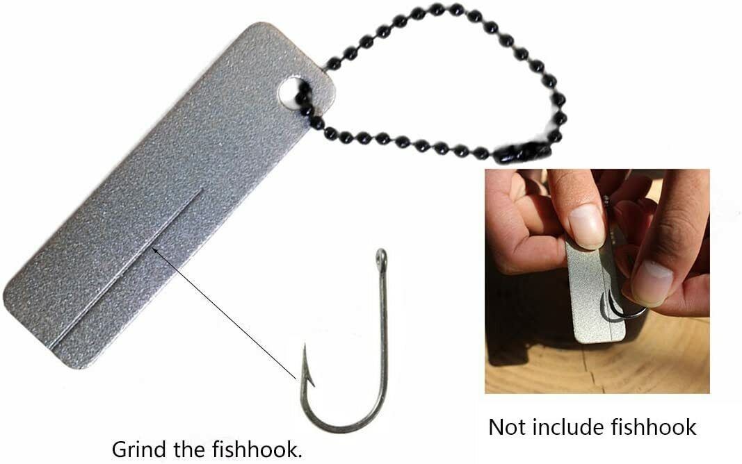 2PCS Mini Portable Sharpener Diamond Sharpening Stone Outdoor Camping Pocket EDC