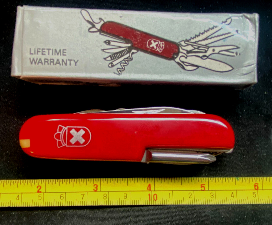 Royal Crest 16-Function Pocket Knife SKA13 Stainless Steel Multi Tool
