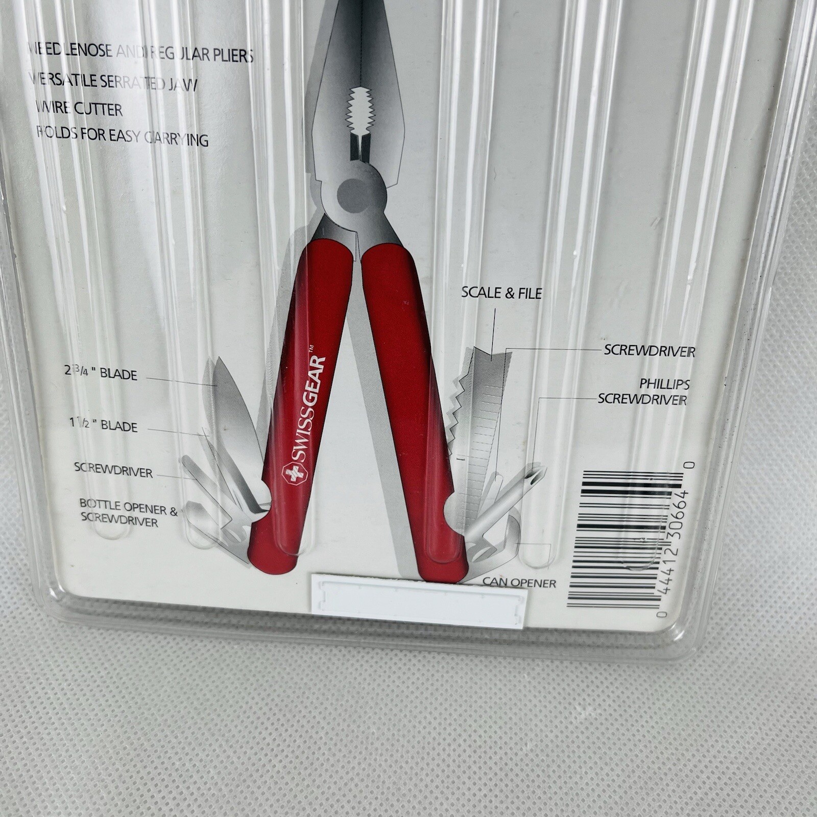 Swiss Gear, Carbon Steel Multi-Function Pliers New In Package