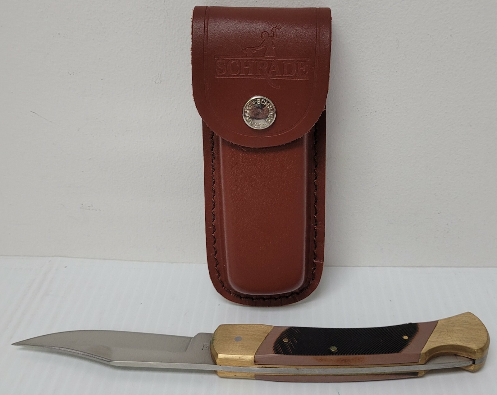 Shrade Old Timer 7OT Cave Bear 8.7in Stainless Steel Traditional Folding Knife