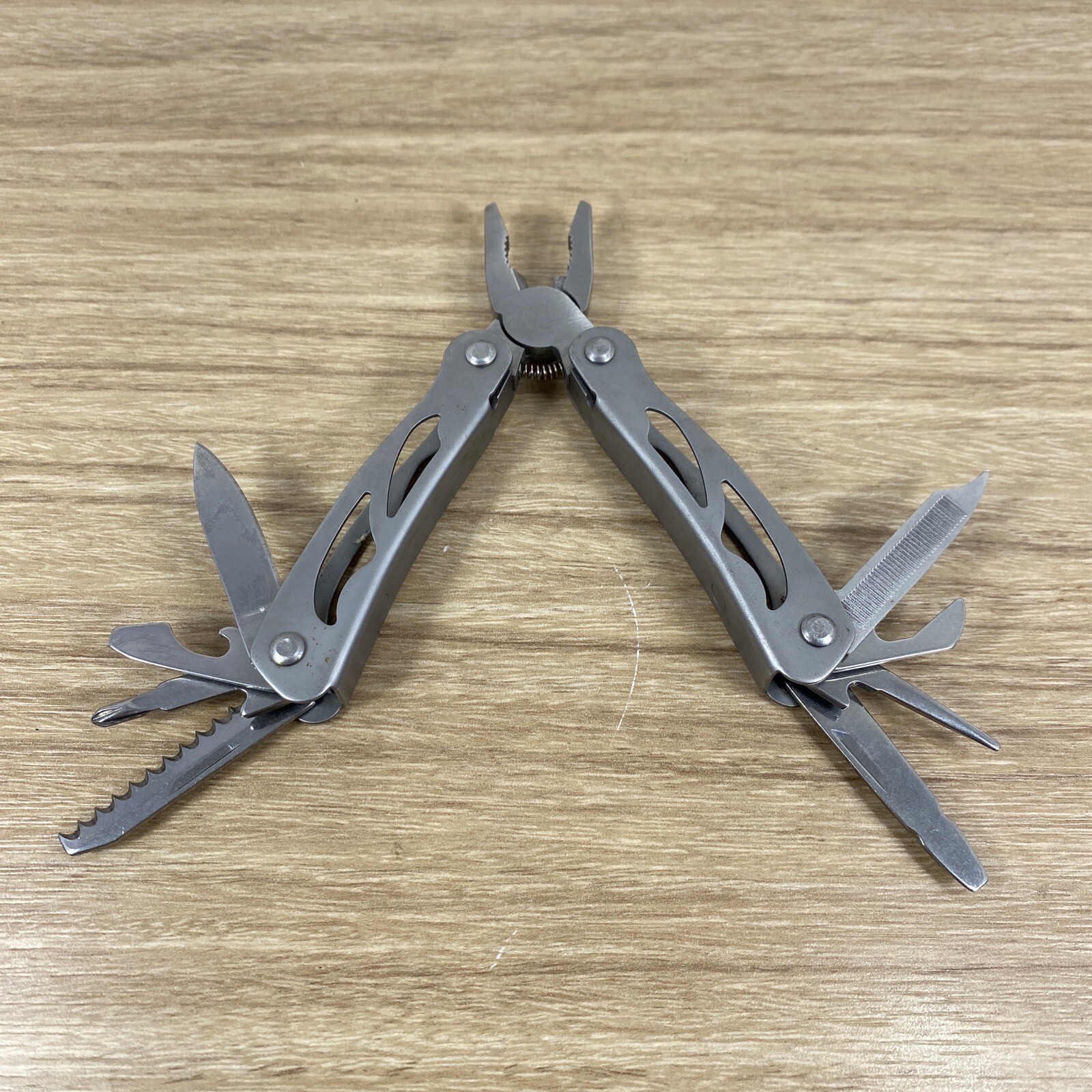 Vintage SHEFFIELD 8-Function Stainless Steel Folding Multi-Tool
