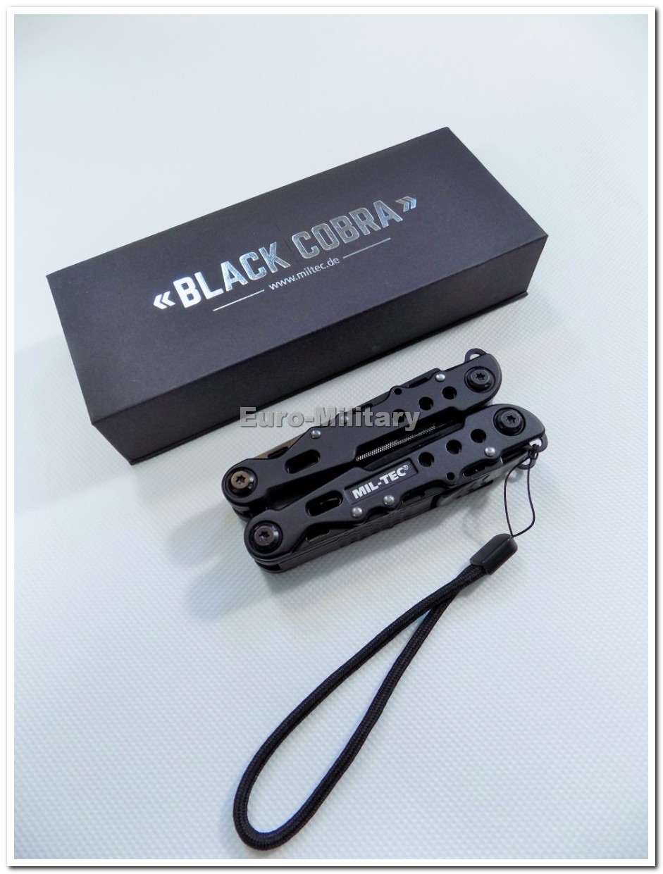 Professional Survival Multi Tool BLACK COBRA 9 Tools – New Model – Factory New