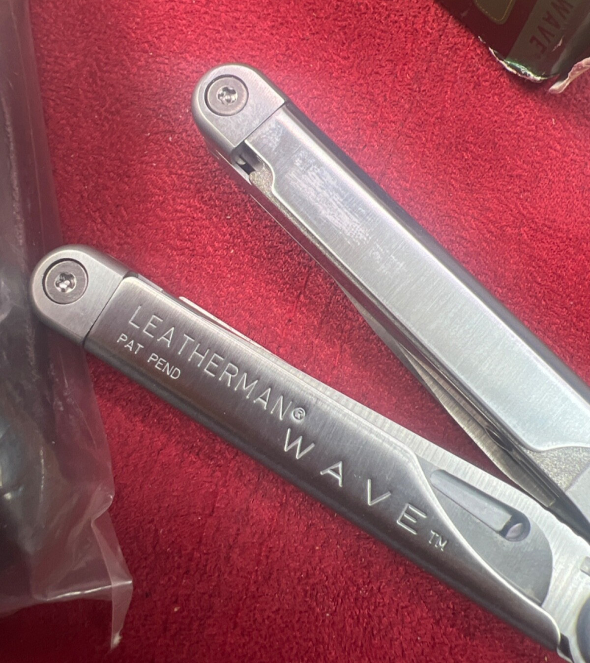 Leatherman Original Wave Leather Sheath Collectable Pat Pend Pre 2005 NOS!!