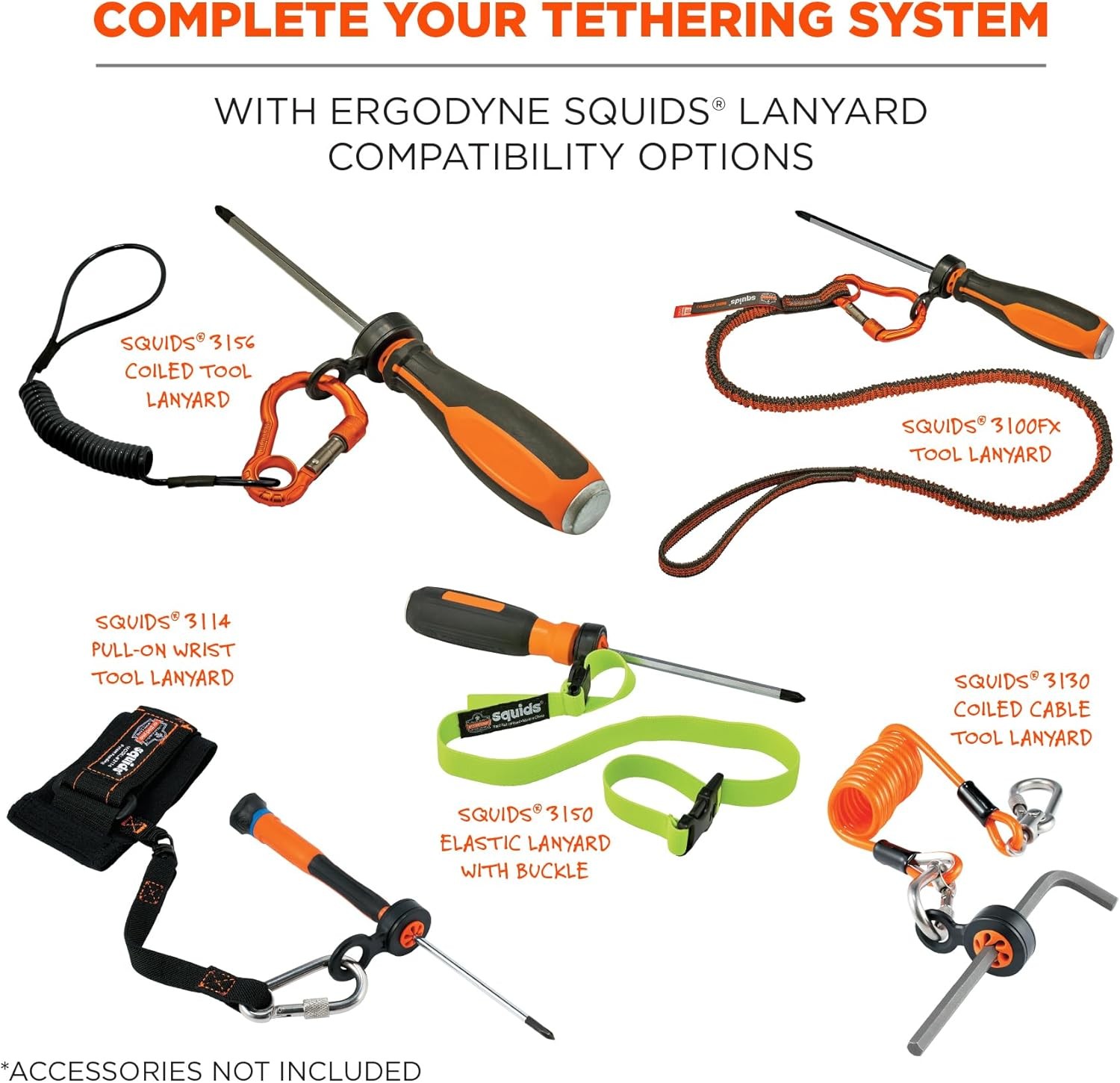 Attachment Slips, Easy Slide On Design, Connects to Tool