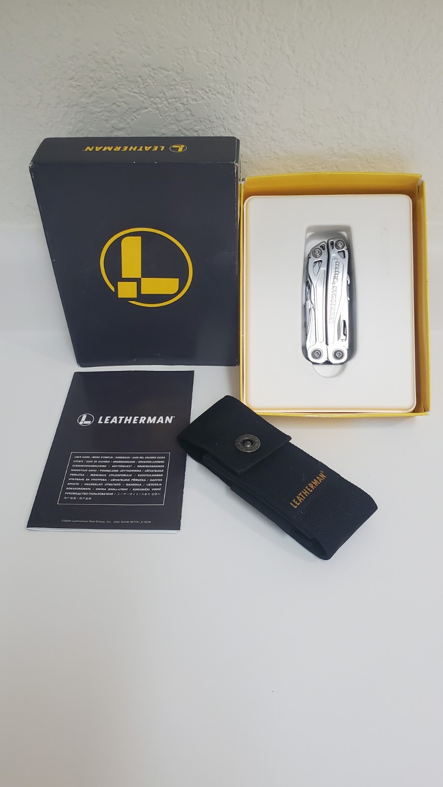 New In Box Leatherman Wingman Stainless Steel Multi-Tool & Sheath