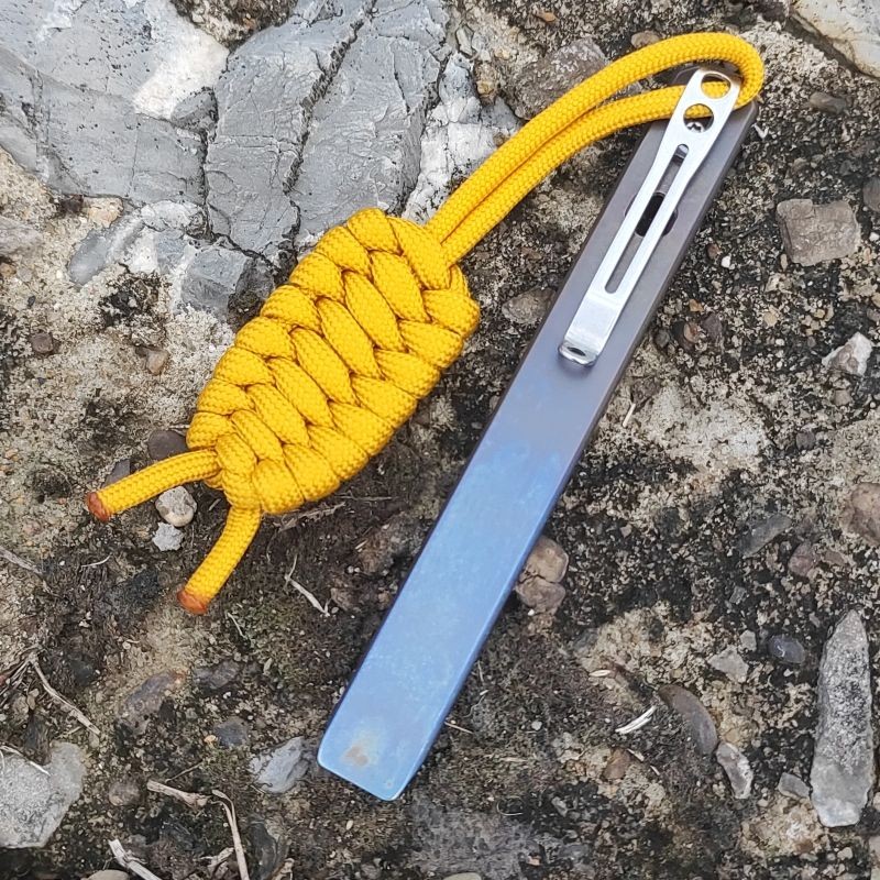 TC4 Titanium Alloy Pocket Pry Bar Multi Tool Lightweight Durable