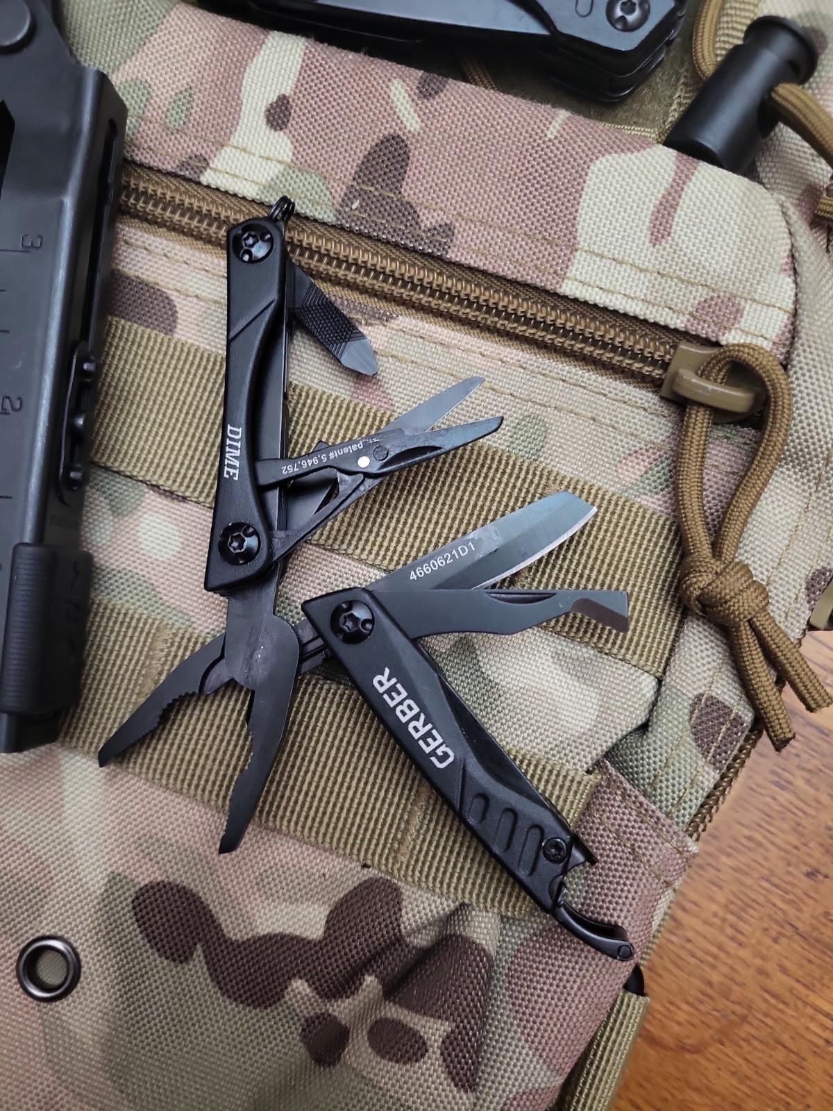 Gerber Multi-Tool Lot Crucial Multiplier & Dime Knife Lot