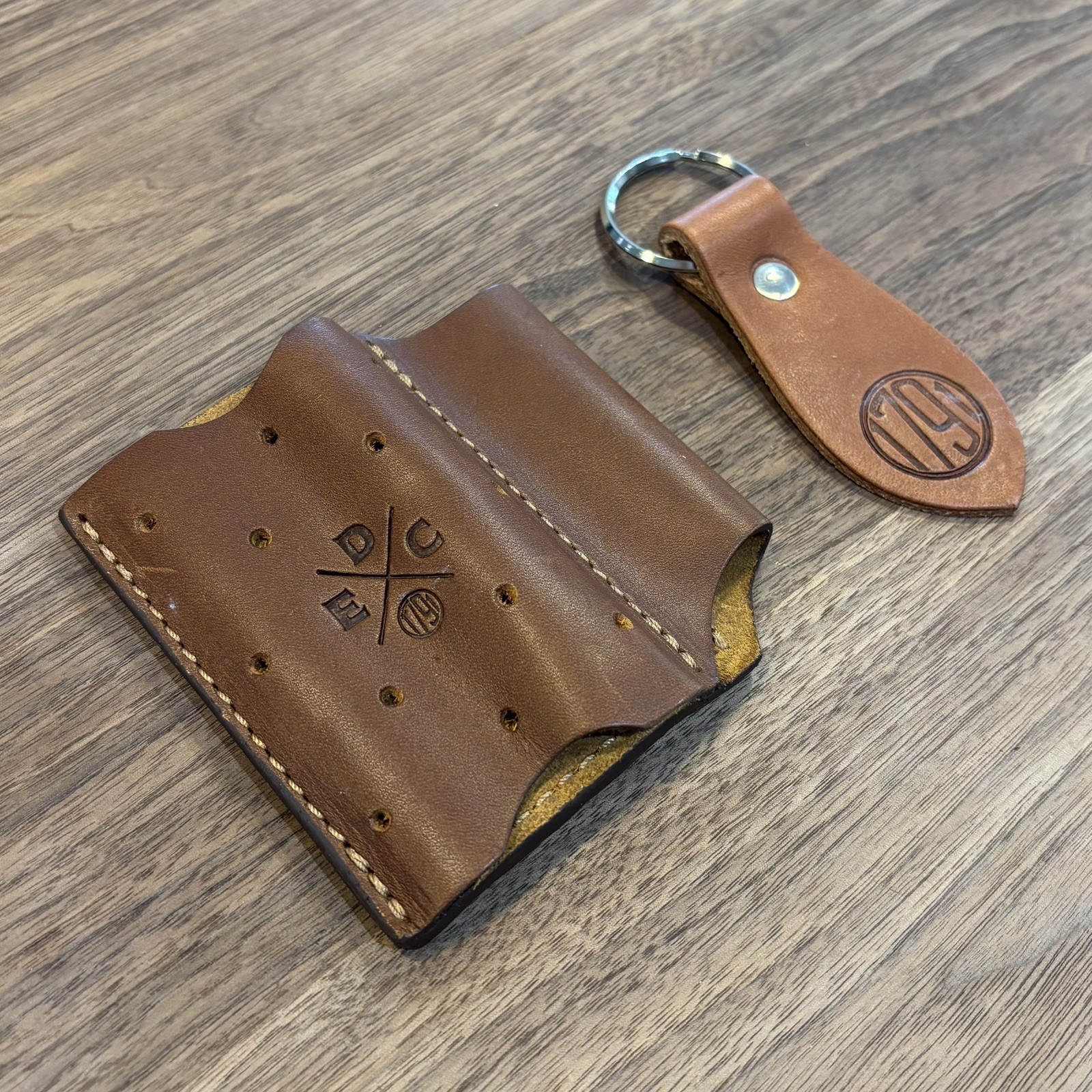 1791 EDC Pocket Duo Chestnut Brown Leather Pocket Organizer Multitool Wallet NEW