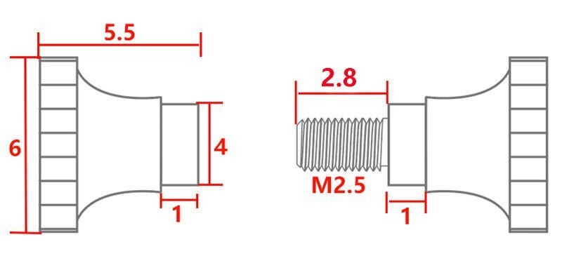Timascus Thumb Stud and Pivot Screw Set Damascus Style CNC DIY Knife Parts