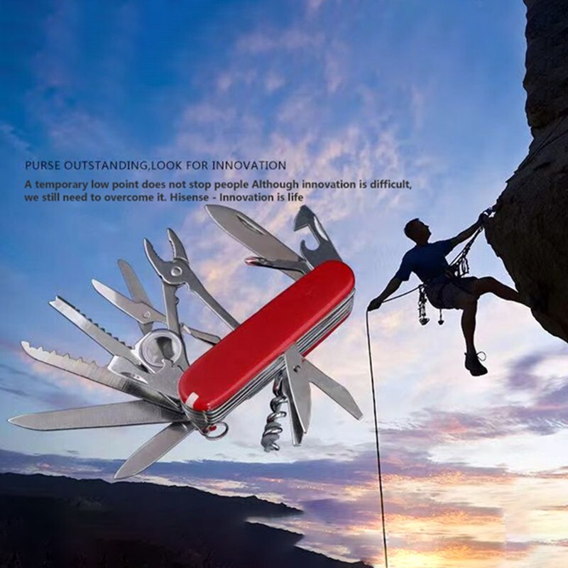 17 in 1 multifunctional tool, outdoor survival tool, classic folding knife