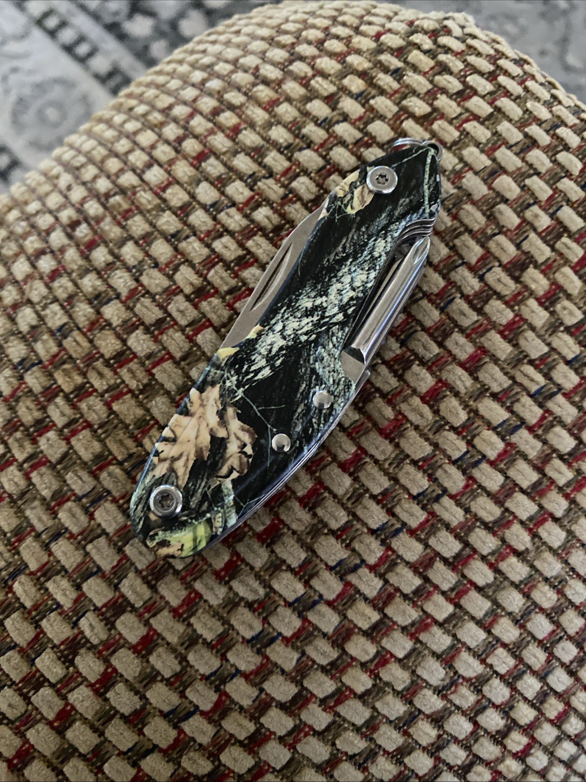 Camo Hunting Multi Tool Pocket Knife 10 In 1 Multi Tool
