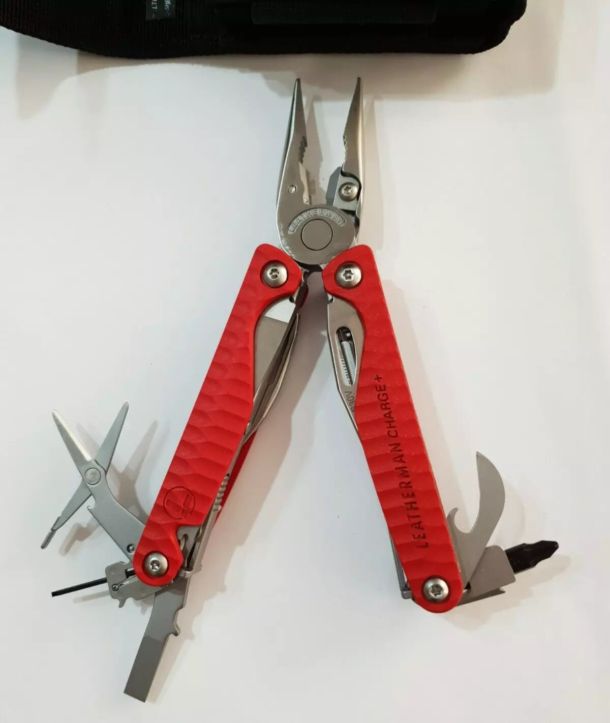 🔥🔥 Leatherman Style CS Retired Used Multi Tool Collectable Keychain Rare Blue