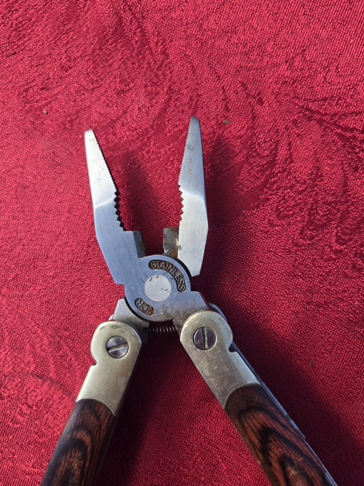 Appalachian Trail Multi-Tool 18-1 Tool – Stainless Steel Wood inlay