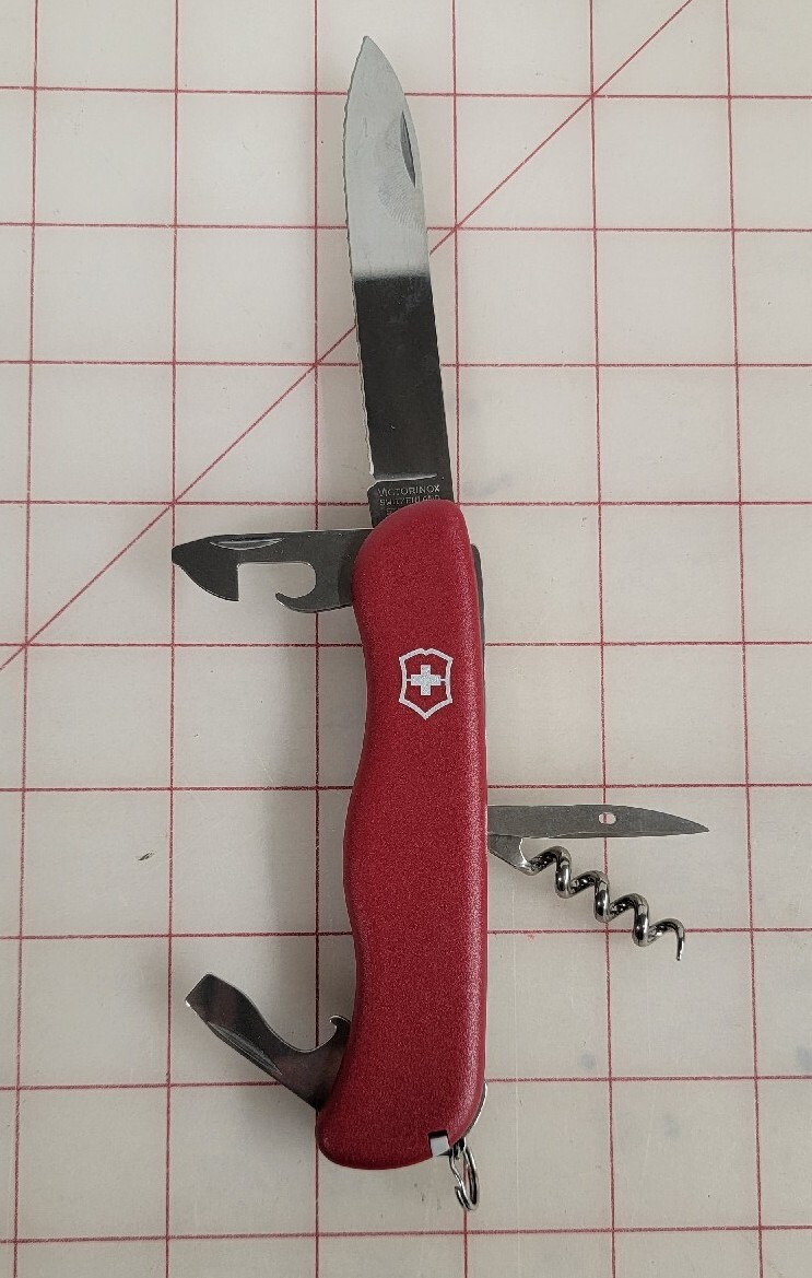 Victorinox Picnicker 111mm Swiss Army Pocket Knife W/Slide Lock Original Version