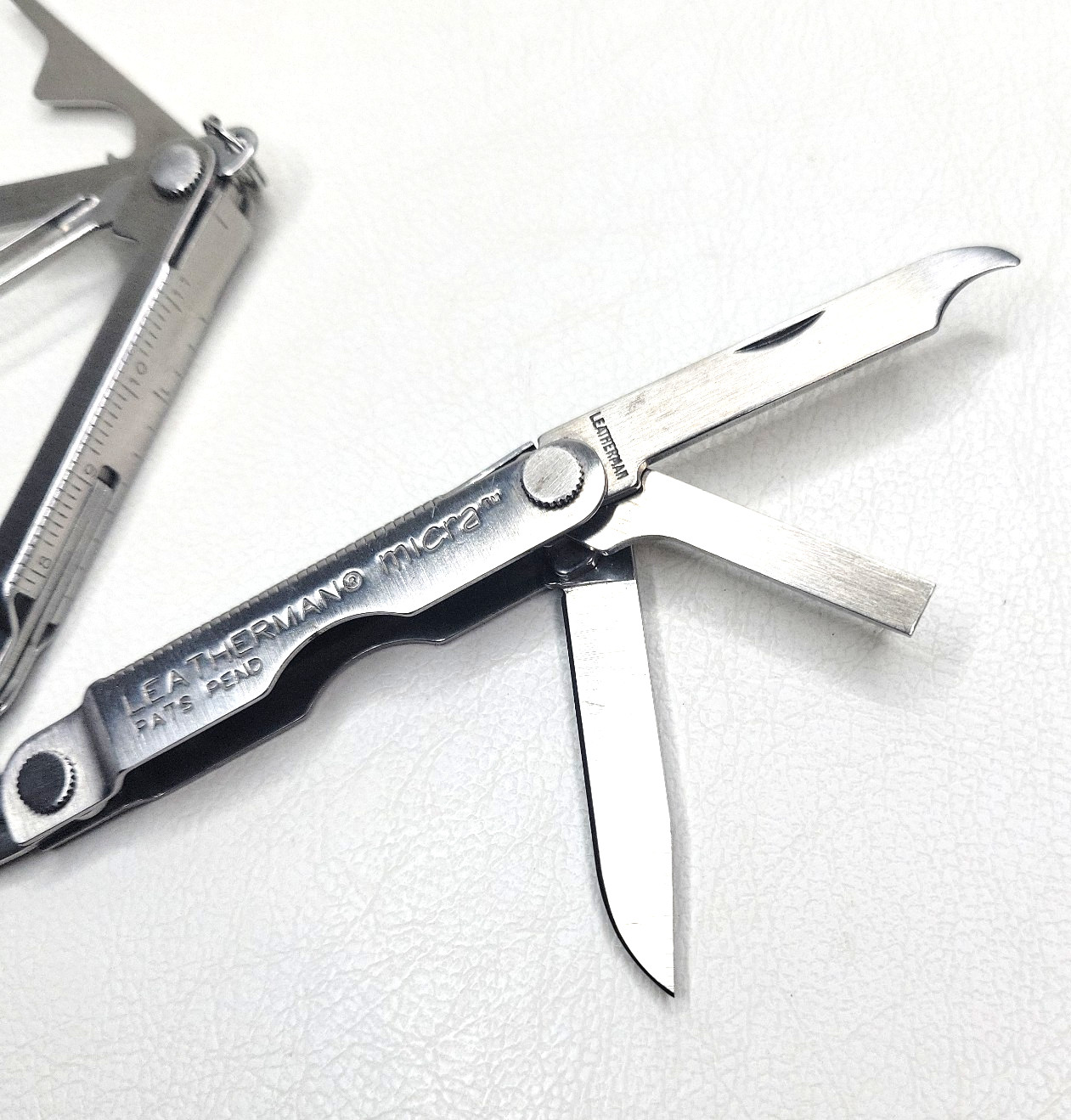 Vintage 1998 Leatherman Micra Multi-tool USA Made Scissors Tweezers File Blade +