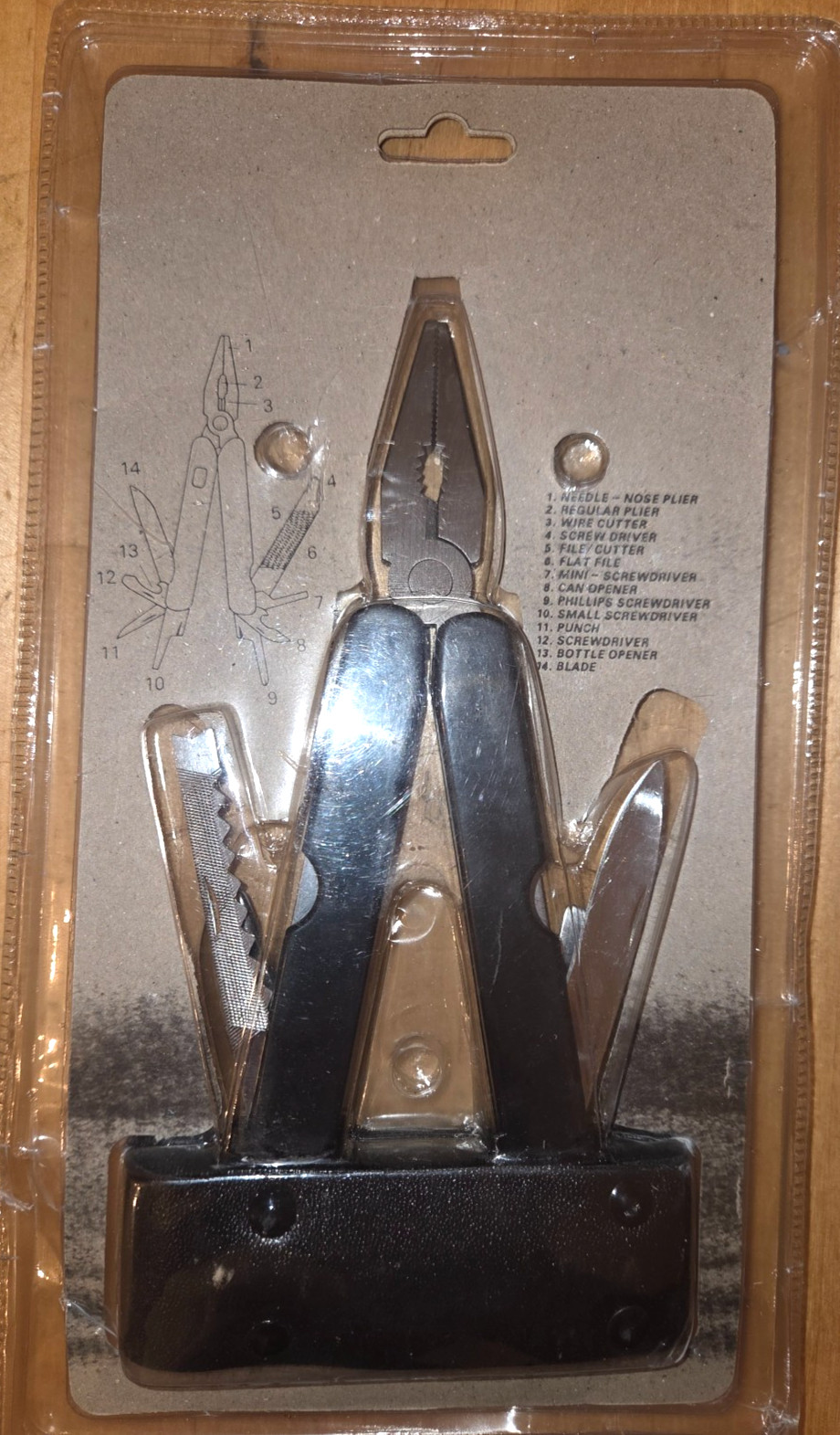 Orion Multi-function Pocket Tool 14 in 1 Pouch Pliers Designed In Germany