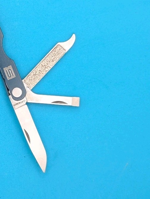 Leatherman Micra Multi-Tool, Knife, Scissors, Key Ring, Blue! *BCC*