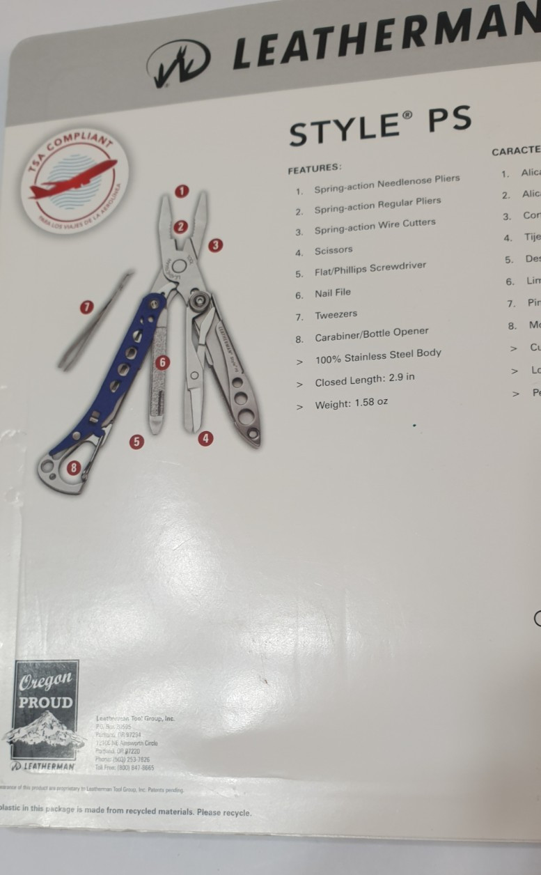 🔥🔥 2X Leatherman Style PS Red and Blue Set Retired New in Blister Very Rare