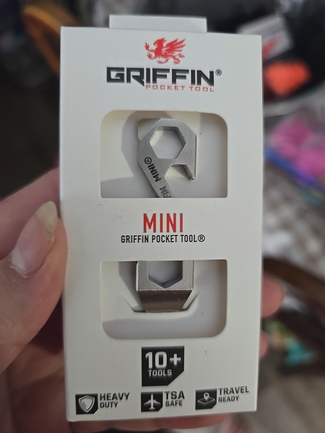 Griffin GPT Mini Pocket Multi Tool Stainless Steel 10 Tools One Design