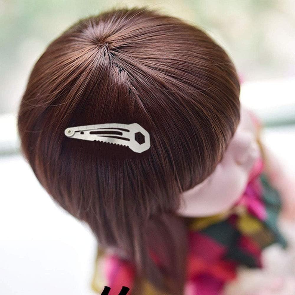 Mini Multi-Functional Hair Clip Stainless Steel Hairpin Women Self-Defense Tool