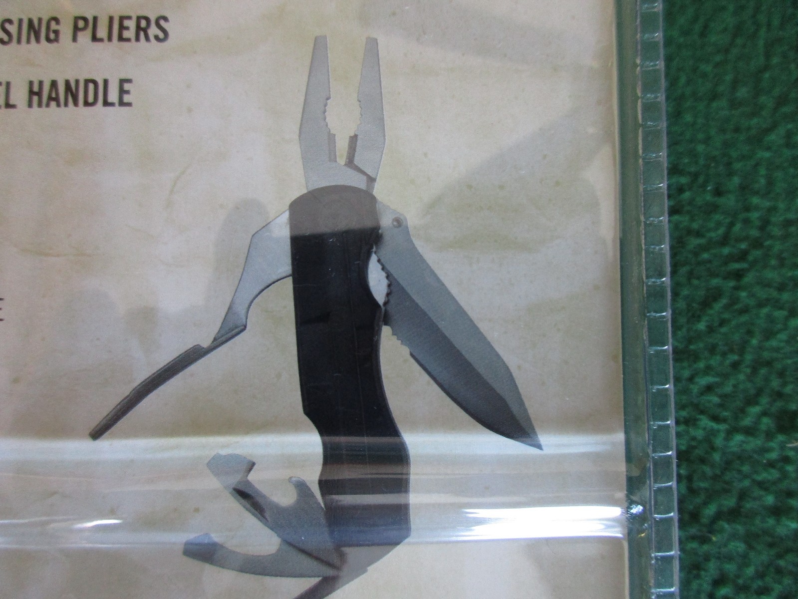 NEW IN THE PACKAGE OUTDOOR LIFE PLIERS UTILITY KNIFE MULTI-TOOL W/SHEATH 95688