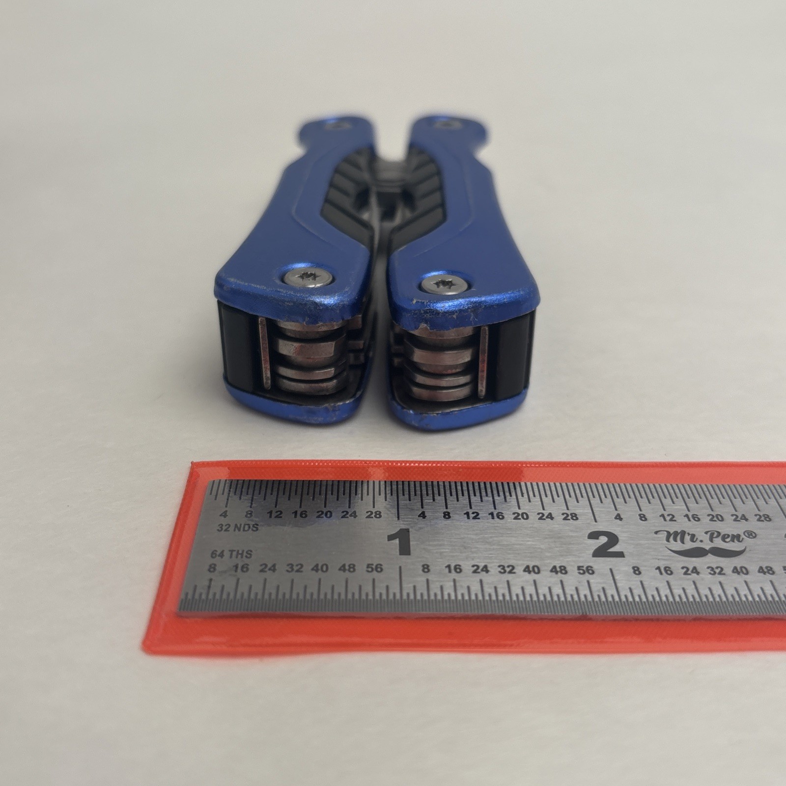 PT Multitool Pliers Spring-Loaded Pocket- Sized Blue Camp Hunt Fish Survival