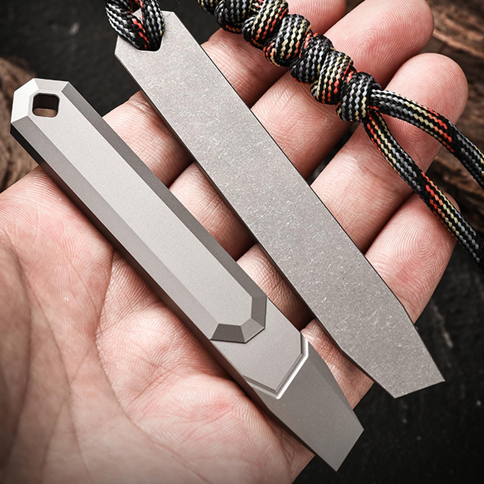 Titanium Pry Bar Multi Tool 3.94″ /Can Opener Nail Puller for Everyday Carry …