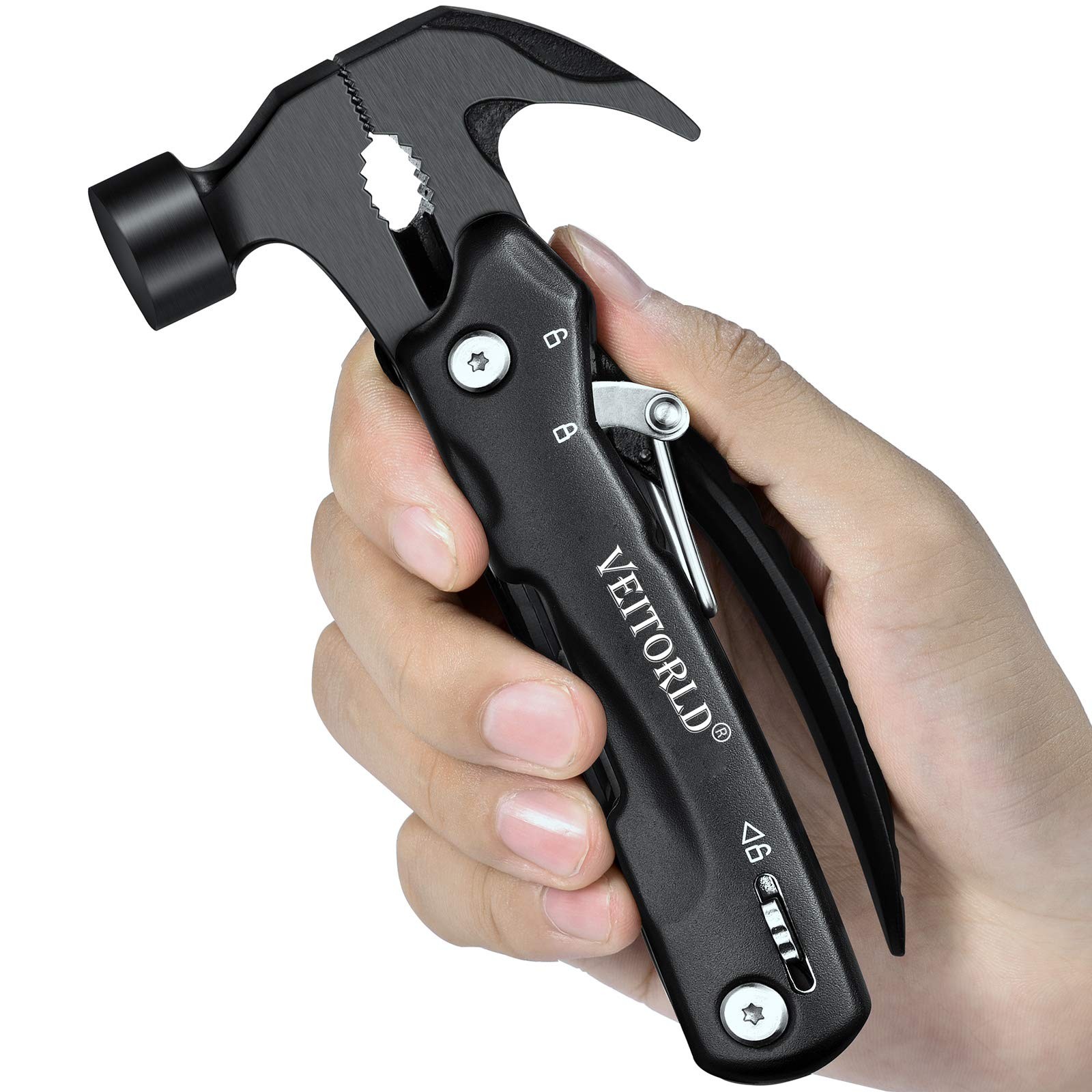 All in Tools Mini Hammer Multitool, Fathers Day, Unique Gifts for Men Dad Hus…