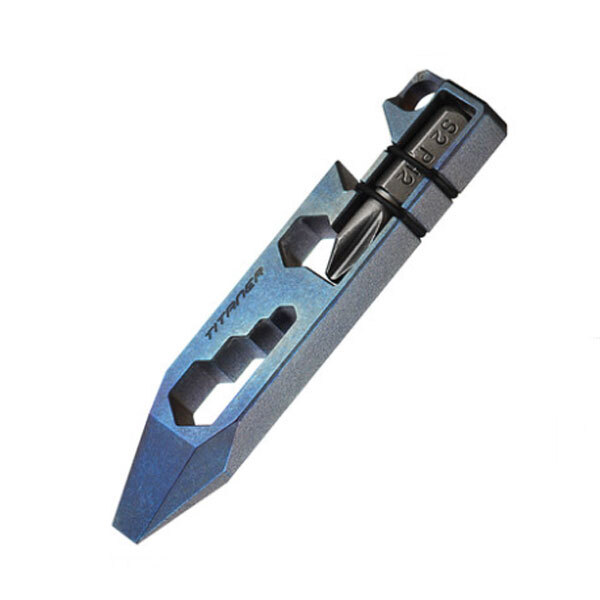 TITANER TC4 Titanium Alloy Keychain Tactical Pry Bar Opener Crowbar Outdoor EDC