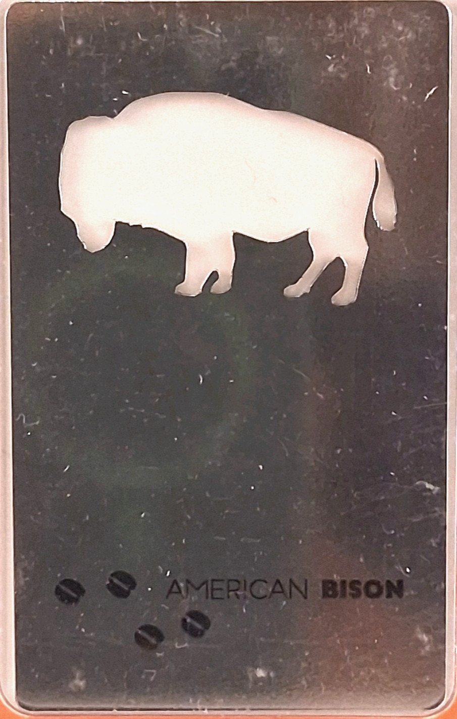 BOTTLE OPENERS -Bison / FIT IN WALLET /STAINLESS STEEL /100% LASER CUT /USA MADE