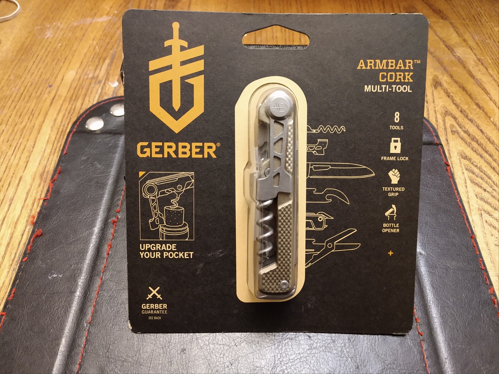 Gerber Armbar Corkscrew Multi Tool 8 Tools N 1 Stainless Steel 3.1 O.Z.