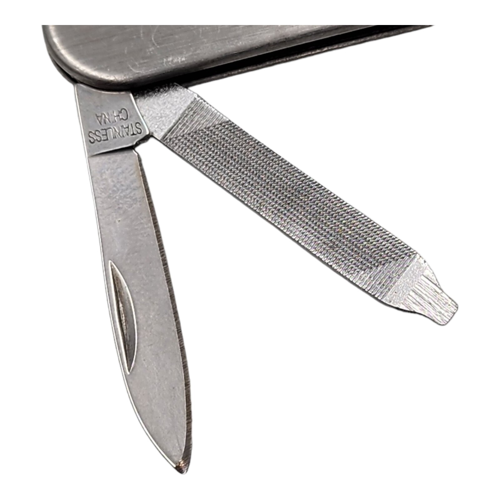 Winchester Pocket Multi Tool Knife File Scissors Stainless Silver Tone