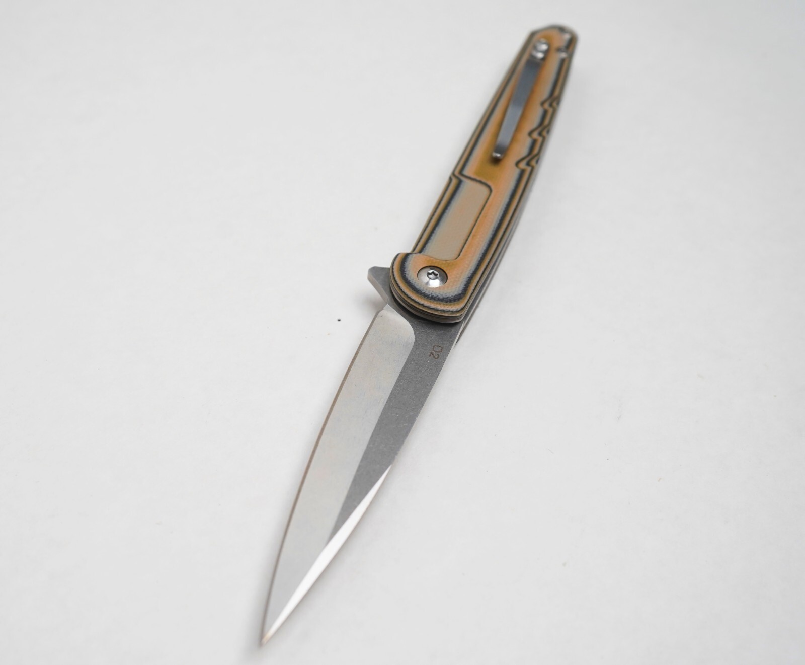 Tactical Knife Pocket Folding Blade Self Defense Knife D2 Steel