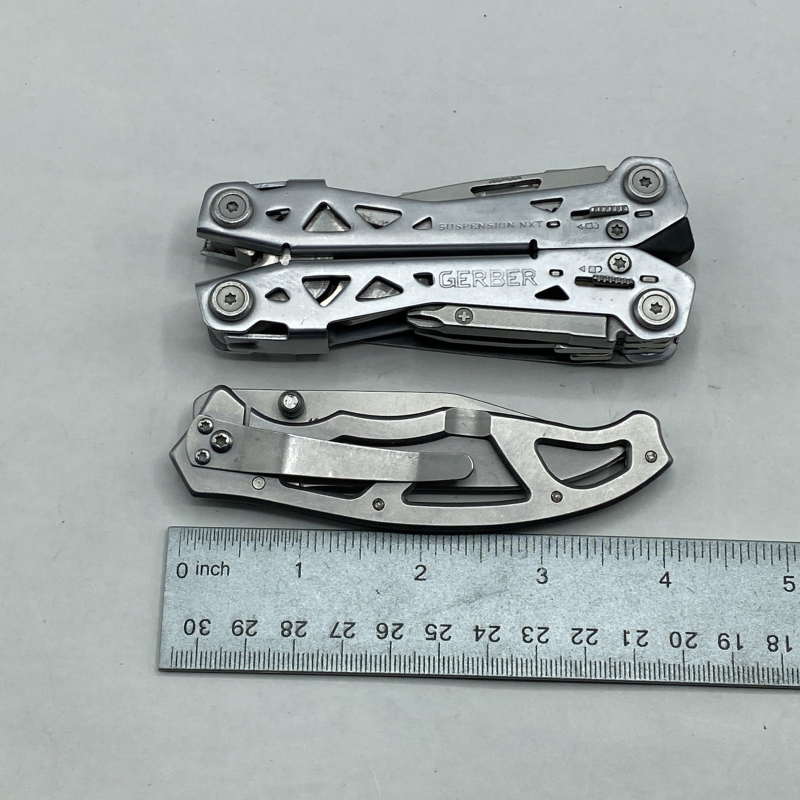 Gerber Suspension NXT & Paraframe I Knife Combo – Silver