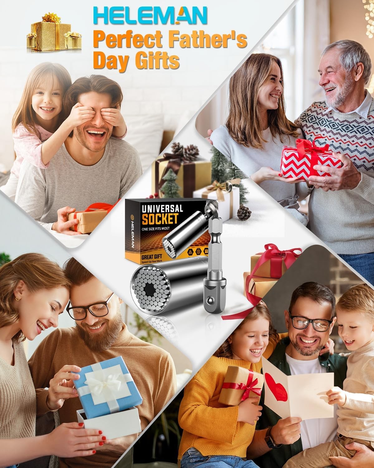 Valentines Day Gifts for Him Boyfriend Super Universal Socket Tools Gifts