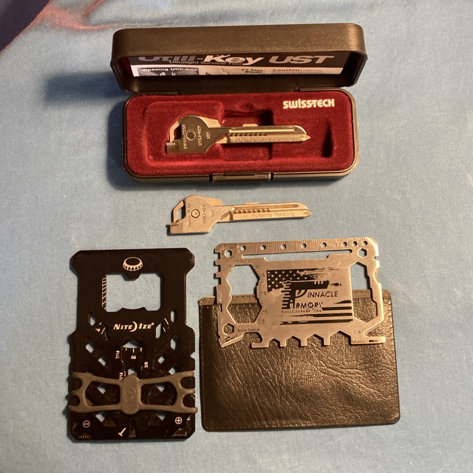 Swiss+Tech Utili-Key UST, Nite Ize, Pinnacle Armory Multi-Tool Set