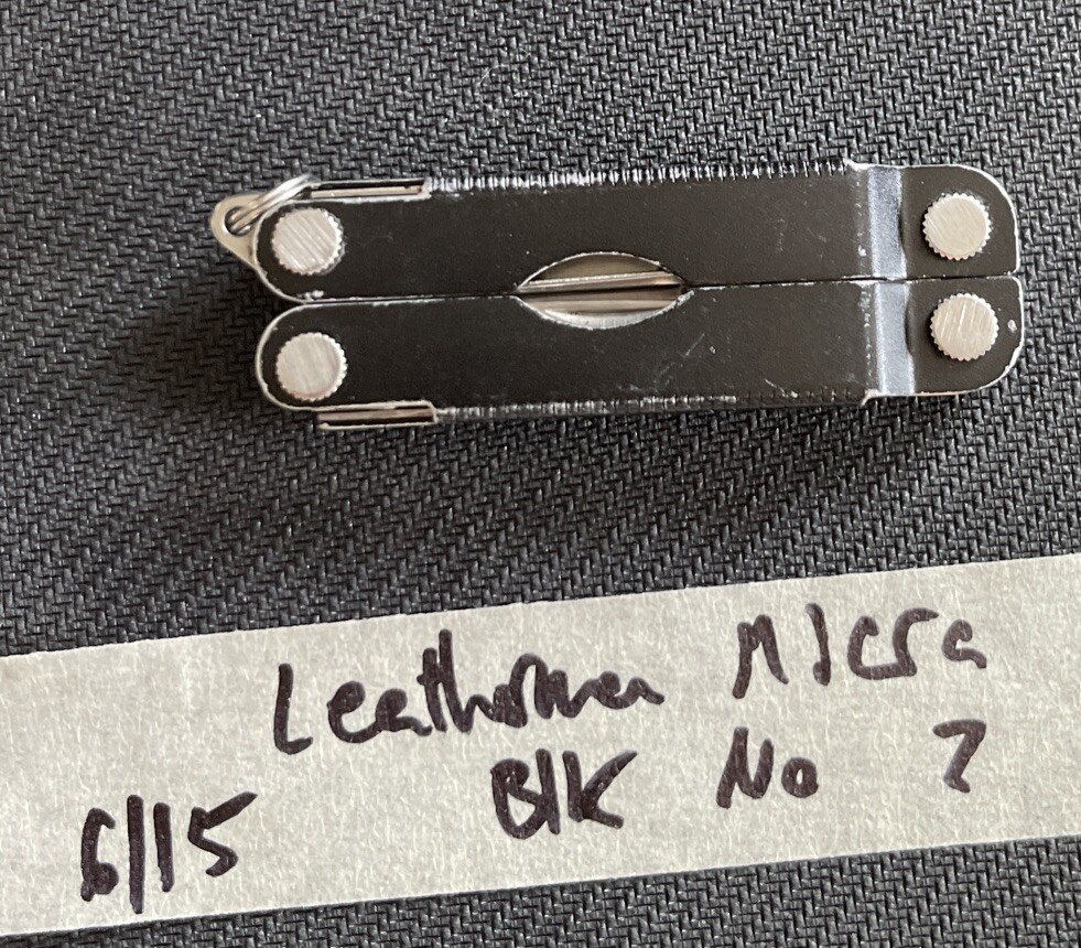 Leatherman Micra Multi-Tool Knife, Scissors- Black